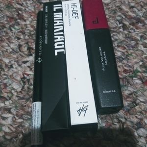 Eyeliner & mascara